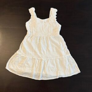 Kids White Dress with Crochet Lace accents size 6-6x by Xhilaration
